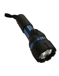 Φακός LED αδιάβροχος μπαταρίας αλουμινίου μπλε Ø4,5x16,3εκ.