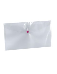 Comix φάκελος κουμπί check size διάφανος 13,5x25εκ