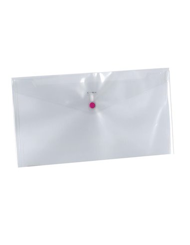 Comix φάκελος κουμπί check size διάφανος 13,5x25εκ