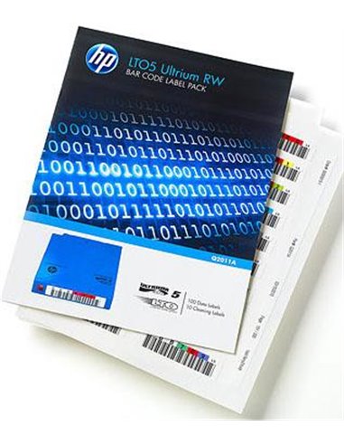 LTO-6 RW Label HP BarCode Pack