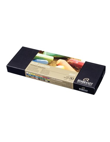 Talens Rembrandt soft pastel 30 χρωμάτων μισά