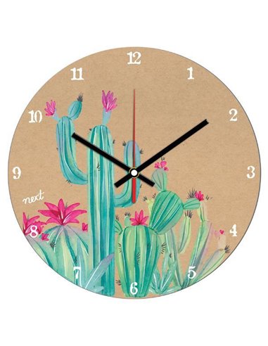 Νext ρολόι Ø31εκ. "cactus"