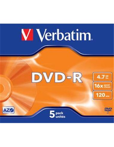 DVD-R VERBATIM 43519 AZO 4.7GB 16X MATT SILVER SURFACE