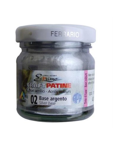 Πατίνα ασημί 40ml