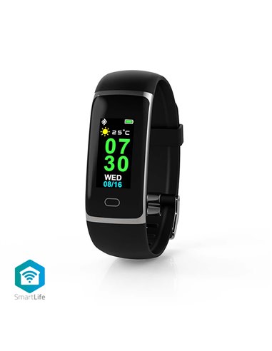 NEDIS BTSW001BK Smart Watch LCD Display IP67 Android / IOS Black