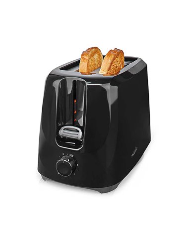NEDIS KABT150EBK Toaster 2 Slots Browning levels: 6 Black