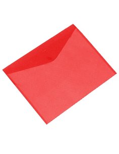 Φάκελος κουμπί PP κόκκινος Α4 Υ32x24εκ.