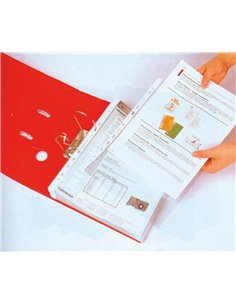 Ζελατίνες πολύτρυπες 40mic. Α4 100τεμάχια