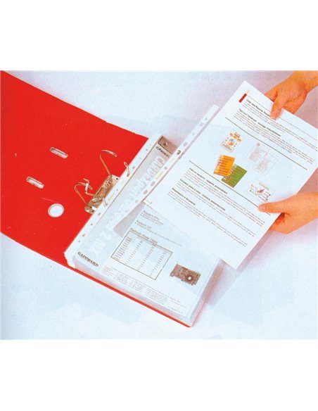 Ζελατίνες πολύτρυπες 40mic. Α4 100τεμάχια