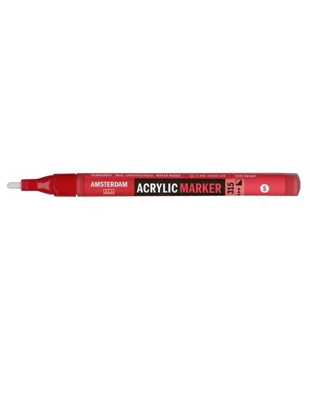 Talens amsterdam marker 315 pyrrole red small