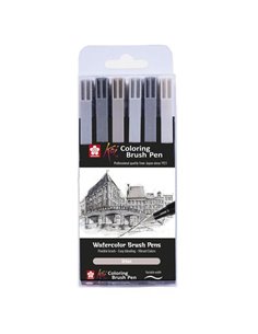 Sakura Koi Urban brush markers σετ 6 τεμ.