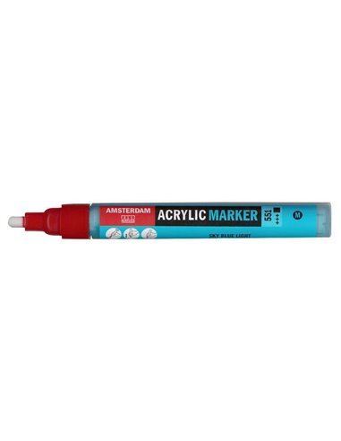 Talens amsterdam marker 551 sky blue l medium