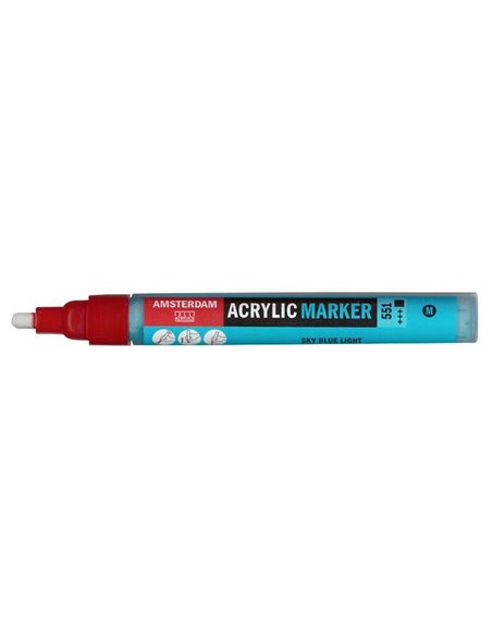 Talens amsterdam marker 551 sky blue l medium