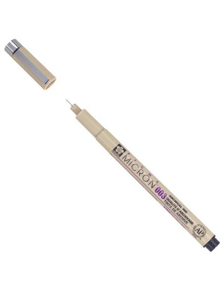 Sakura Pigma Micron μαρκαδόρος σχεδίου 003 0.15 mm μαύρο