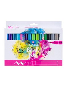 Talens Ecoline Brush Pen Primary μαρκαδόροι 30 χρώματα