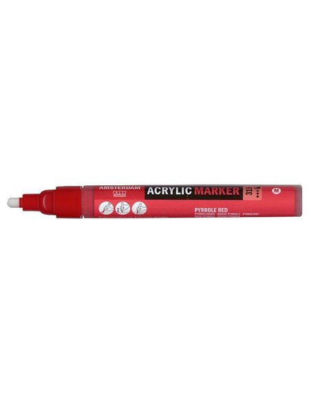 Talens amsterdam marker 315 pyrrole red medium