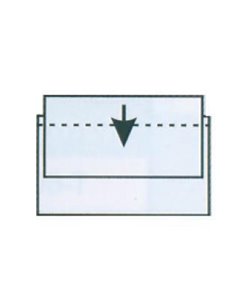 Αυτοκόλλητες θήκες για κάρτες με άνοιγμα από πάνω Υ6x9,5εκ. 10 τεμάχια