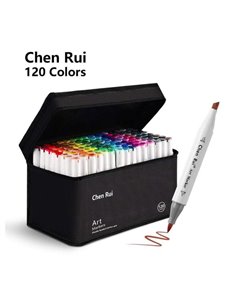 Alcohol Markers διπλής μύτης σετ 120 τεμ.