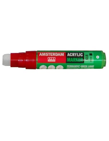 Talens amsterdam marker 618 perm. green l large
