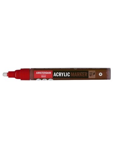 Talens amsterdam marker 411 burnt sienna medium