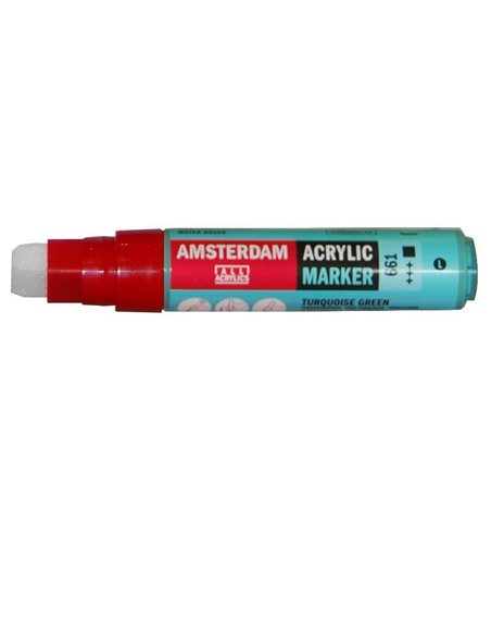 Talens amsterdam marker 661 turquoise green large