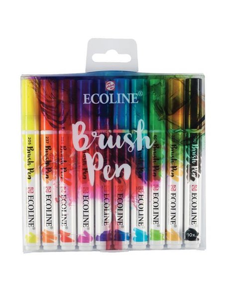 Talens ecoline brushpen σετ 10 τεμ.