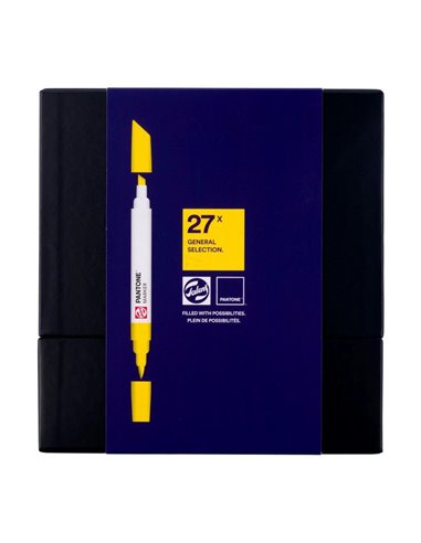 Talens μαρκαδόροι pantone με 2 μύτες σετ 27τεμ.