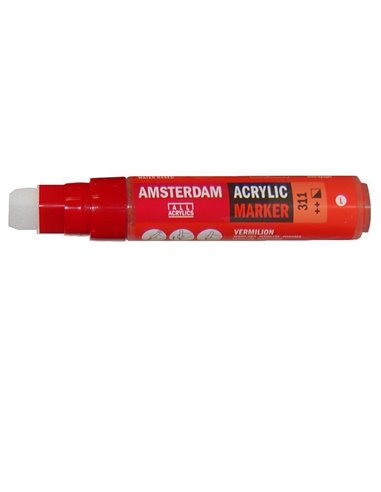 Talens amsterdam marker 311 vermillion large