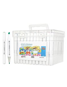 Μαρκαδόροι αλκοόλης διπλής γραφής 48 χρώματα