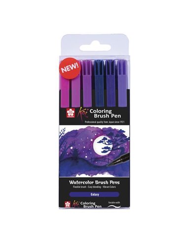 Sakura Koi Galaxy brush markers σετ 6 τεμ.