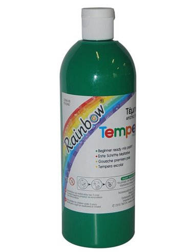 Rainbow τέμπερα πράσινη 500ml
