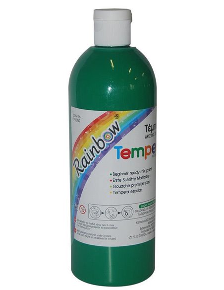 Rainbow τέμπερα πράσινη 500ml
