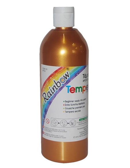 Rainbow τέμπερα χρυσή 500ml