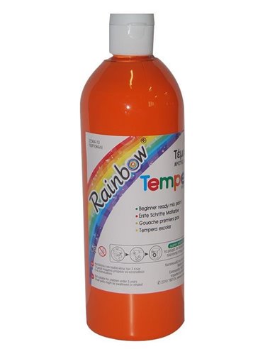 Rainbow τέμπερα πορτοκαλί 500ml