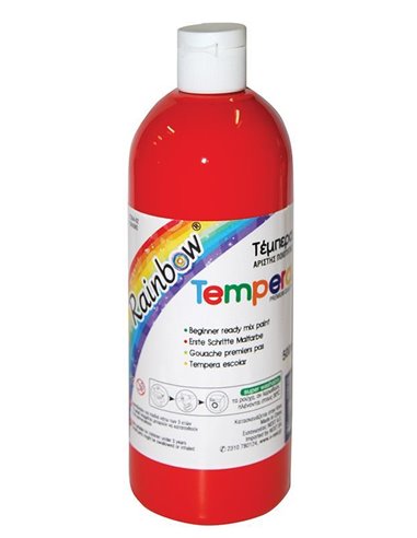 Rainbow τέμπερα κόκκινη 500ml