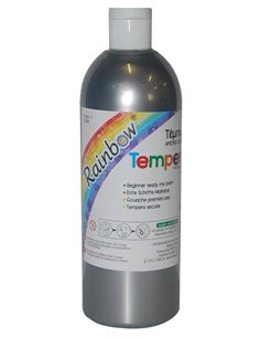 Rainbow τέμπερα ασημί 500ml