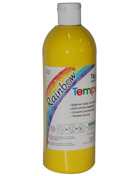 Rainbow τέμπερα κίτρινη 500ml