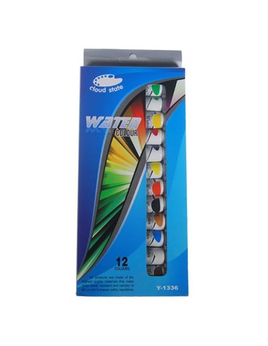 Νερομπογιές 12χρωμ. x 12ml