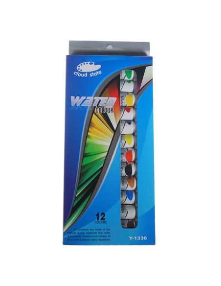 Νερομπογιές 12χρωμ. x 12ml