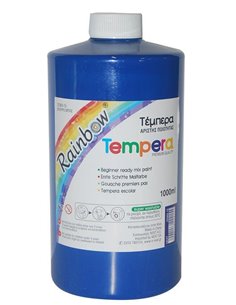 Rainbow τέμπερα μπλε 1000ml
