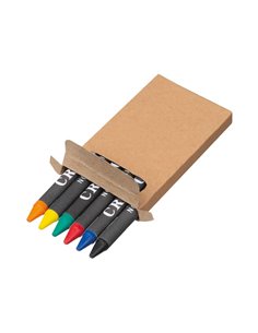 Κηρομπογιές σετ 6 τεμαχίων.