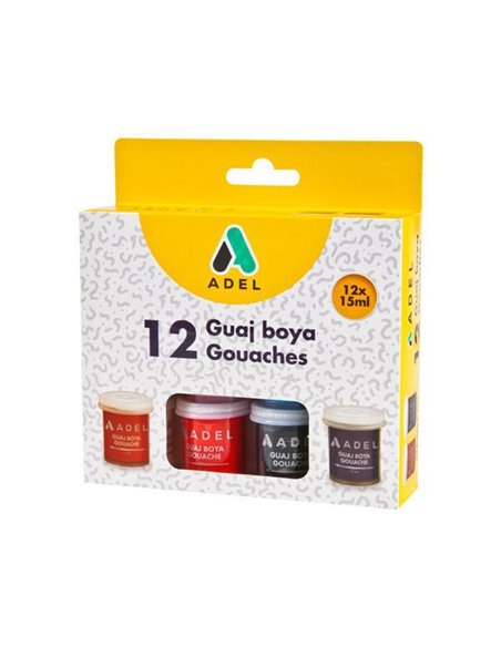 Adel τέμπερες 12 χρωμάτων 15ml