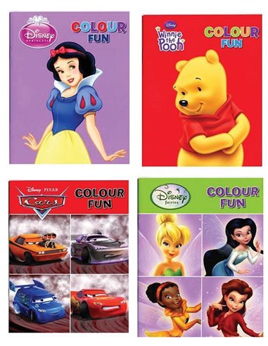 Disney colouring fun 4σχέδια 21x29εκ. 32φύλ.