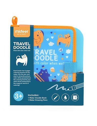 Mideer βιβλίο χρωματισμού water doodle για αγόρια 19x23εκ.