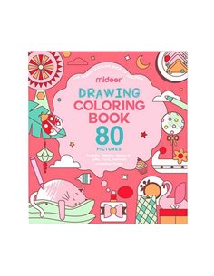 Mideer βιβλίο χρωματισμού για κορίτσια 23x25εκ.