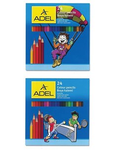 Adel ξυλομπογιές 24 χρώματα