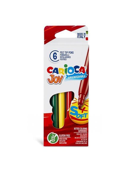 Carioca Joy μαρκαδόροι 6 χρωμάτων