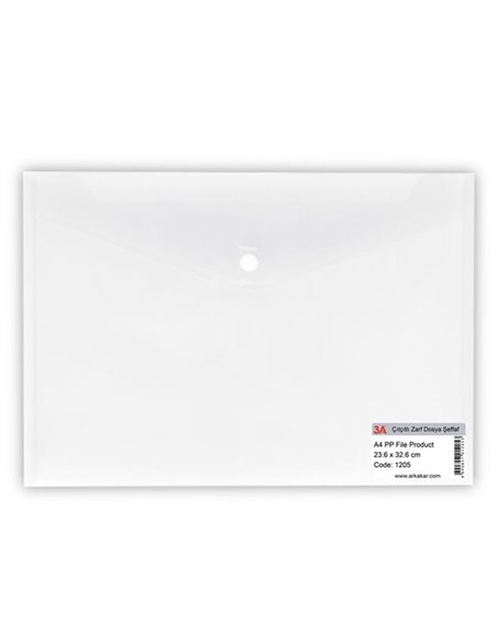 Φάκελος με κουμπί λευκός 32,6x23,6εκ.