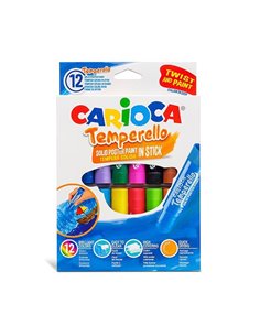 Carioca Temperello μαρκαδόροι ζωγραφικής 12 χρωμάτων