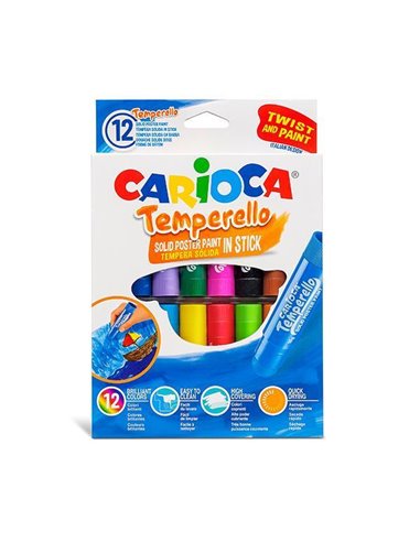 Carioca Temperello μαρκαδόροι ζωγραφικής 12 χρωμάτων